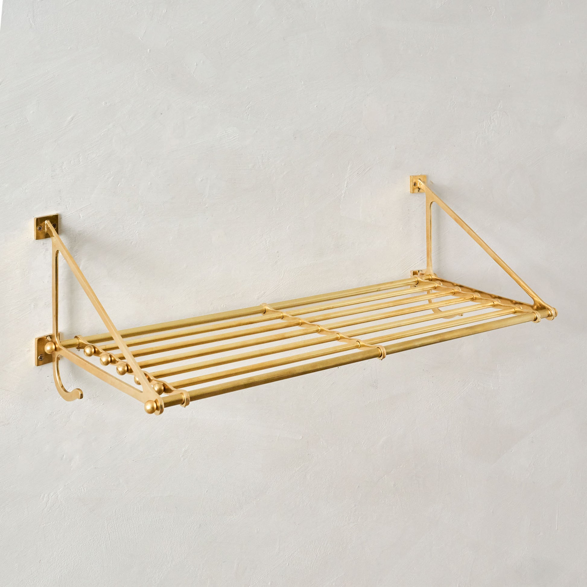 Jules Solid Brass Train Rack