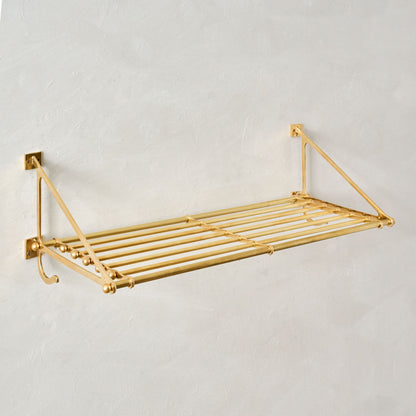Jules Solid Brass Train Rack