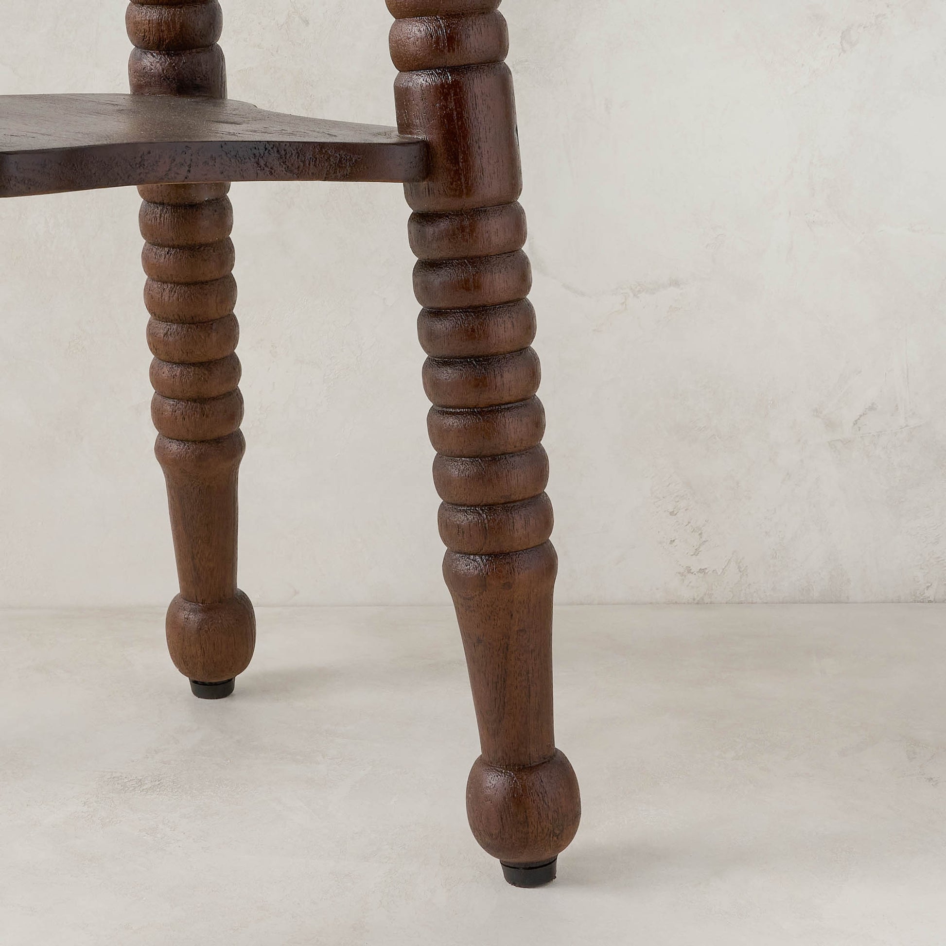 Jude Accent Table in heritage wood close up