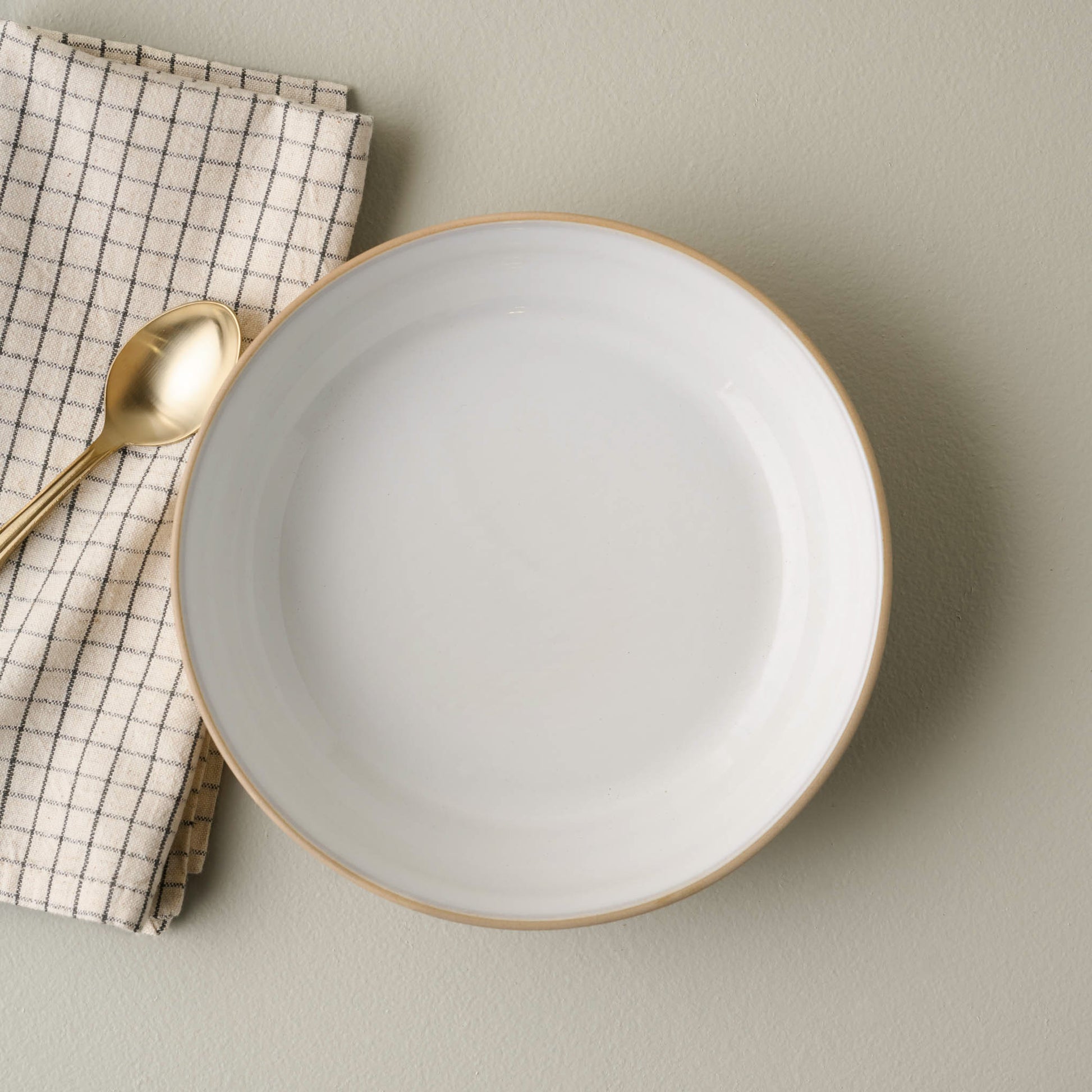 Stone White Lakelynn Pasta Bowl top view
