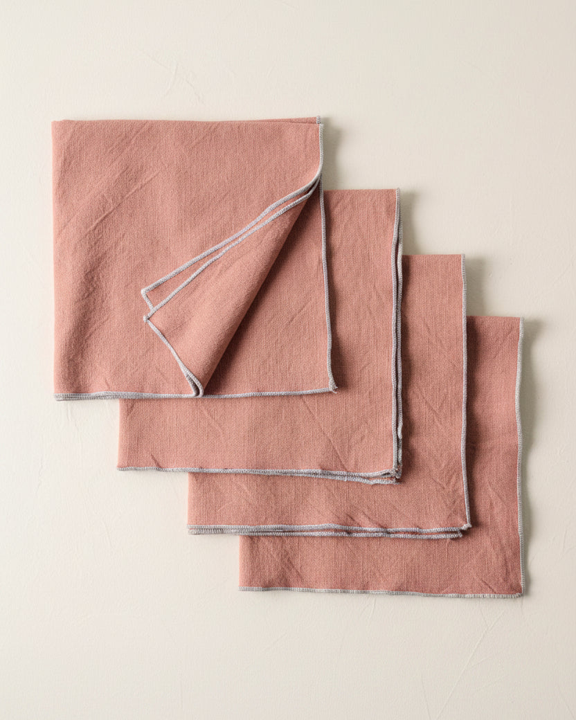 Dawn Rose Napkin Set of Four