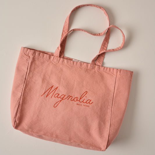 Magnolia Sunset Script Tote