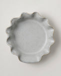 French Grey Ruffle Spoon Rest