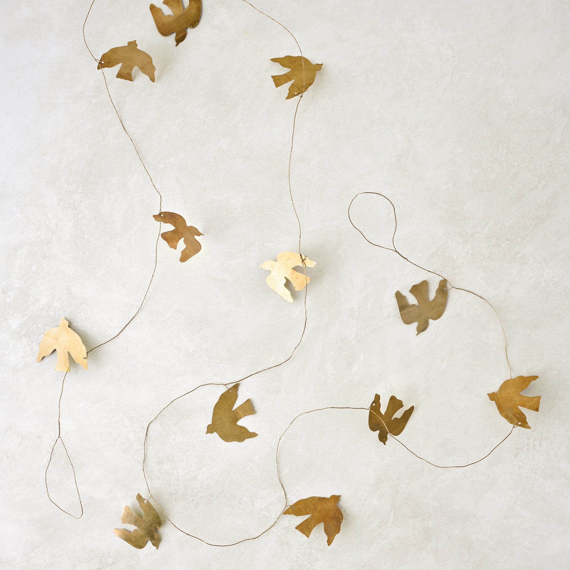 Brass Dove Garland