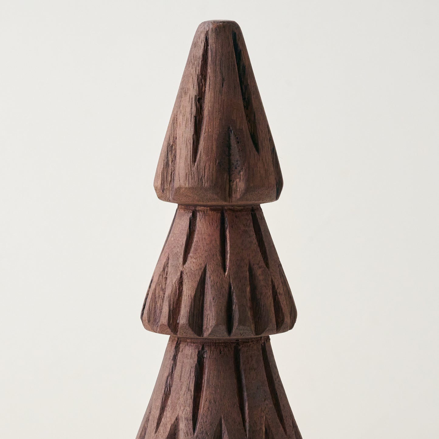 Large Hand Carved Woodland Tree up close
