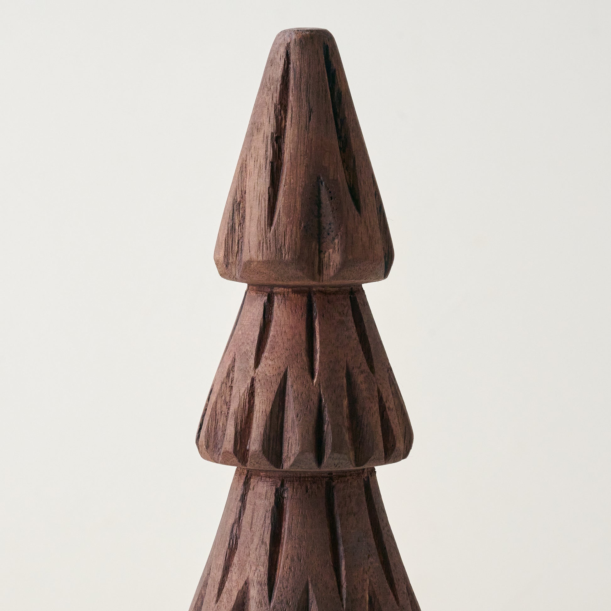 Large Hand Carved Woodland Tree up close