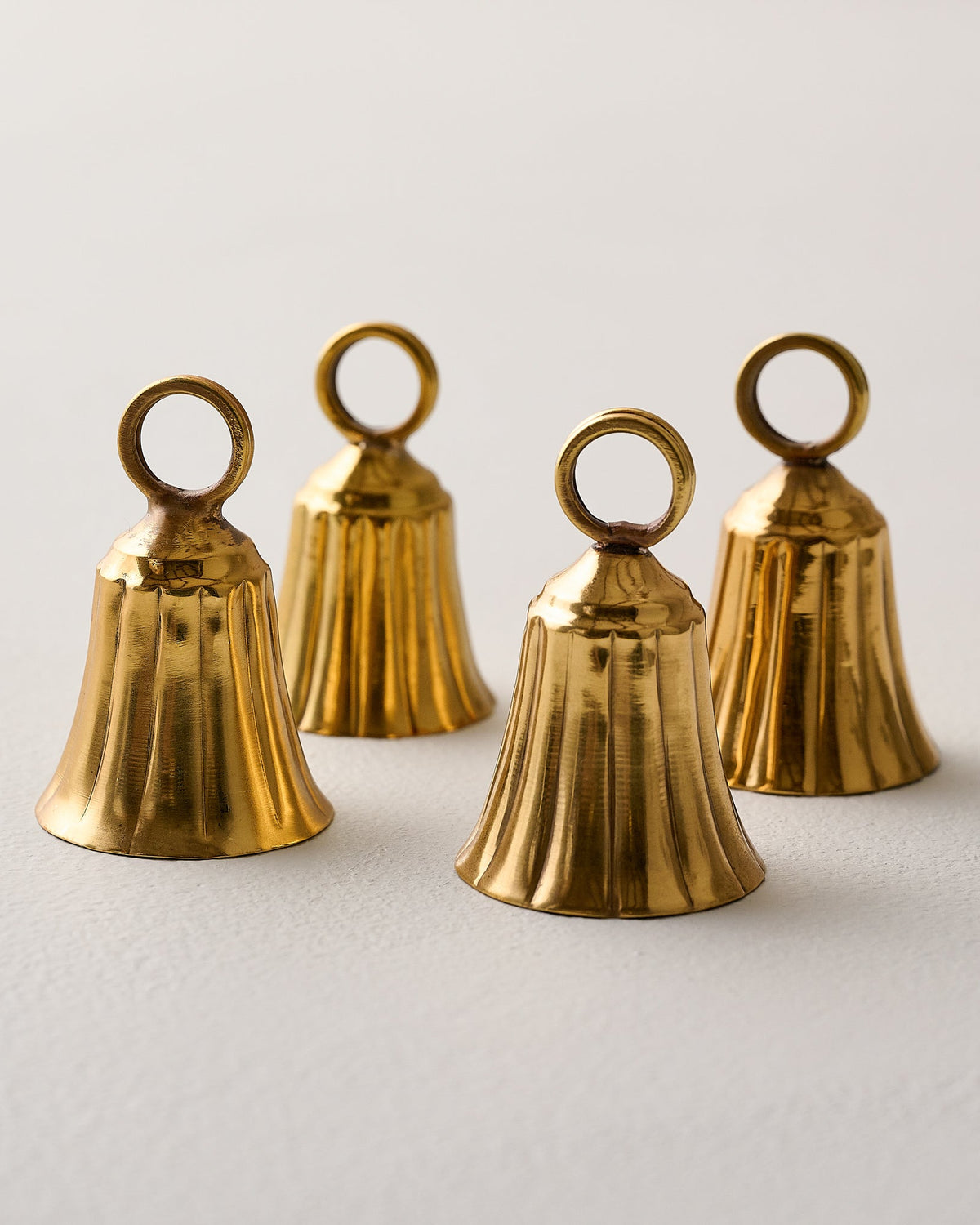 Brass Bell Place Card Holders