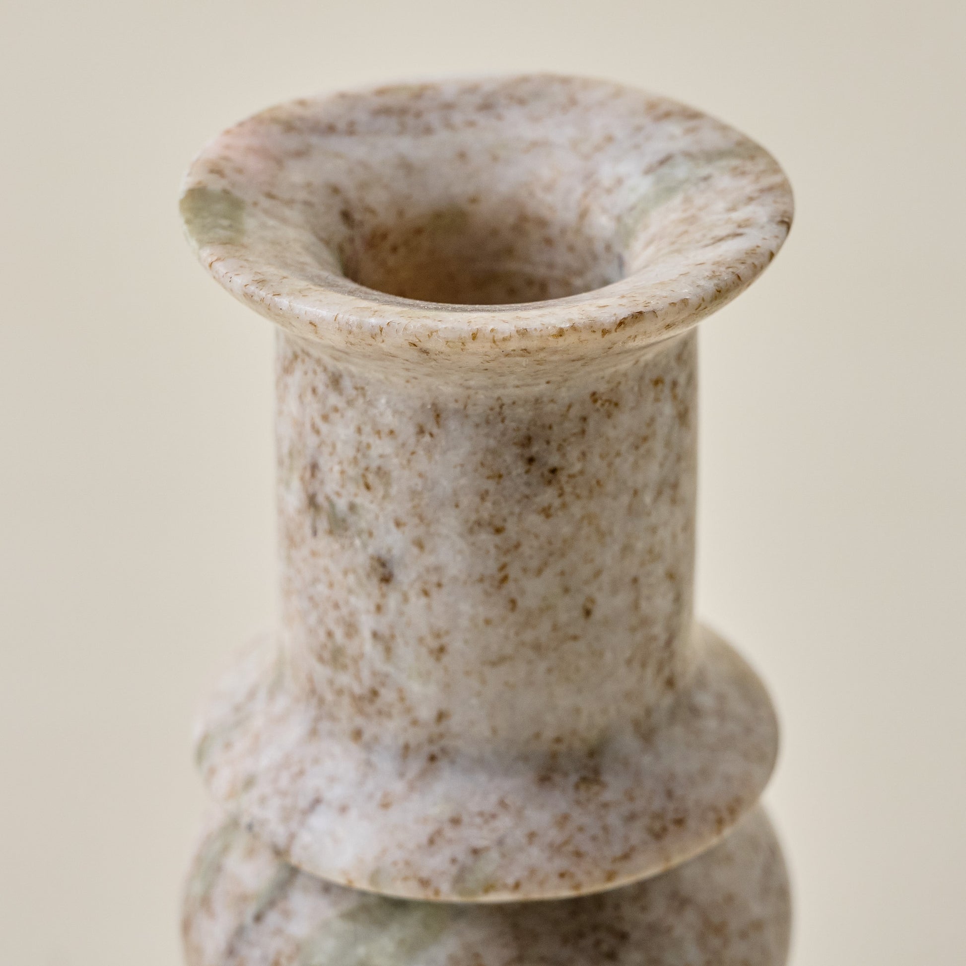 Lettie Marble Budvase up close