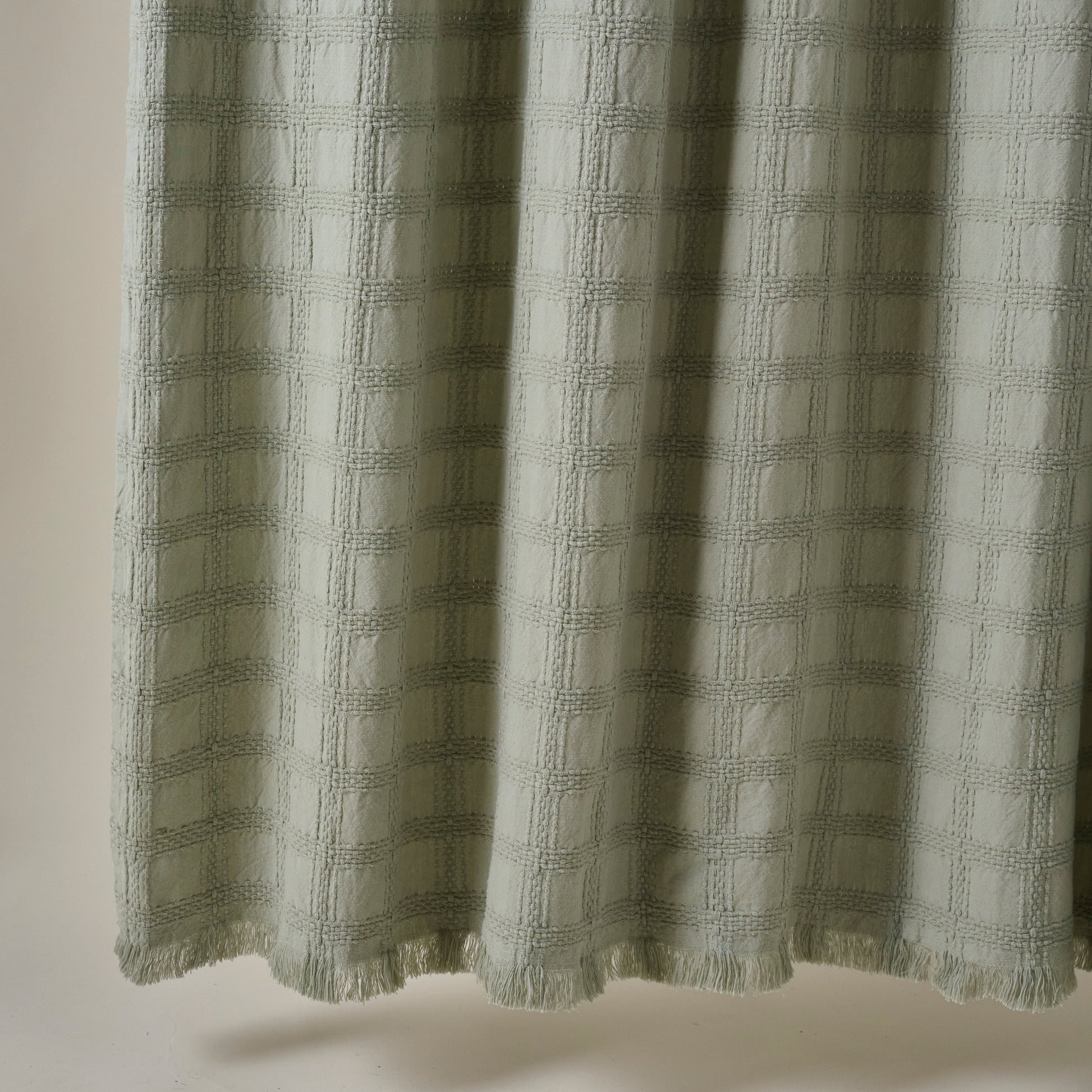 Sage Textured Shower Curtain