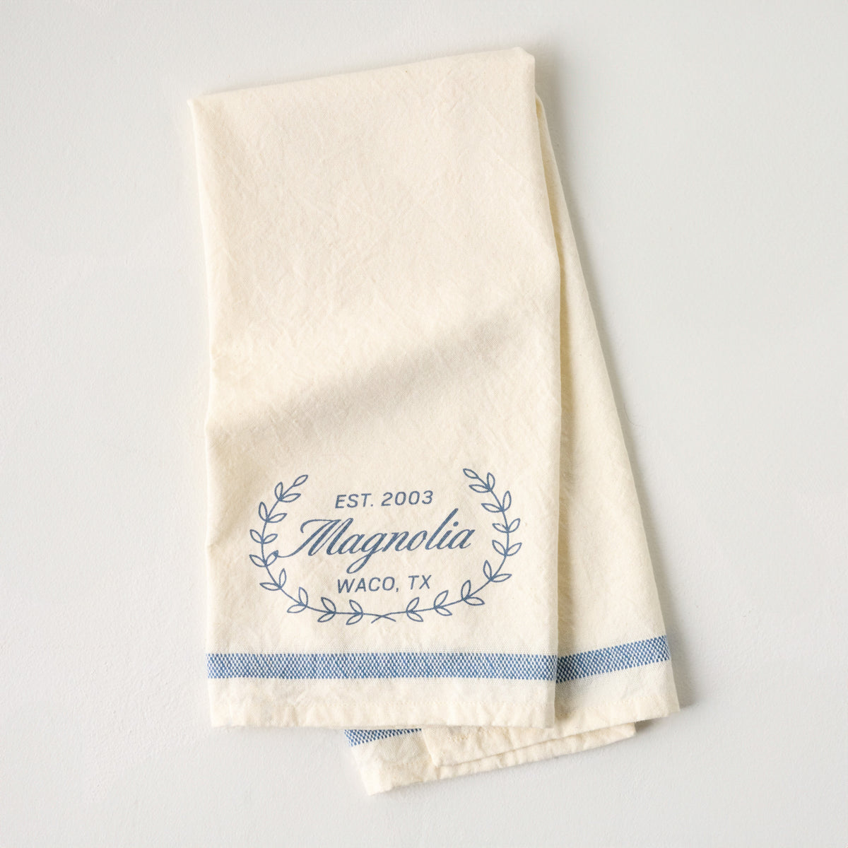Magnolia Est. Blue Tea Towel