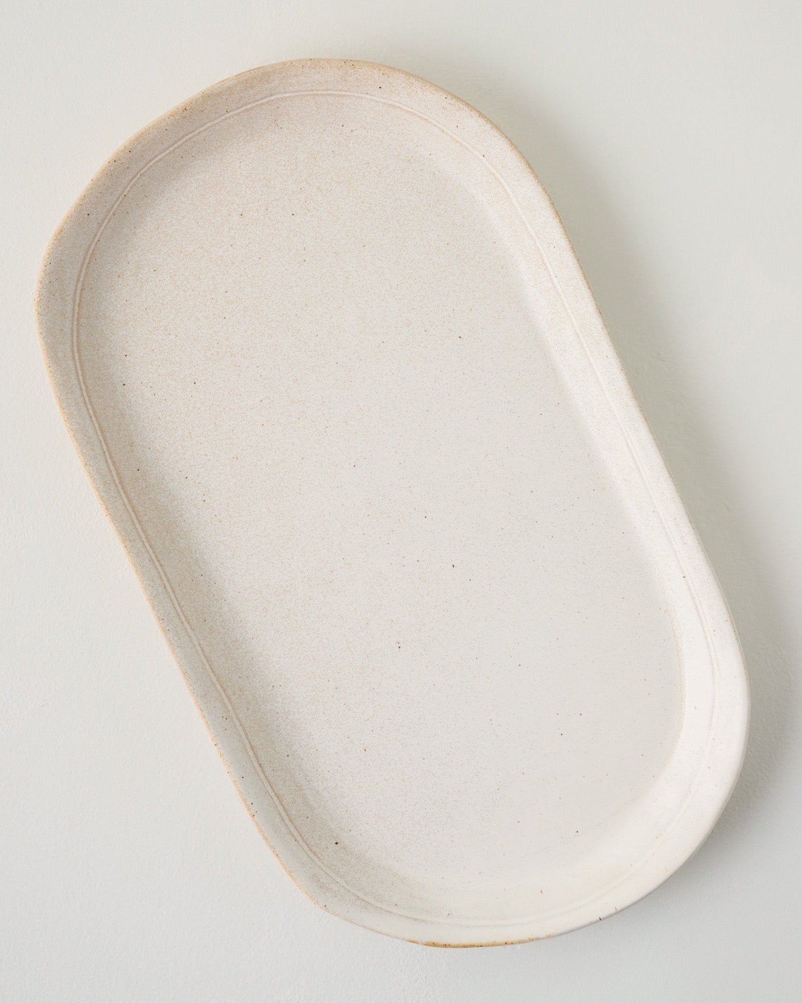 French White Serving Tray