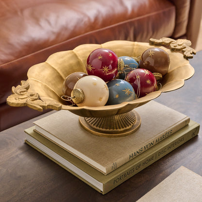Starry Night Ornaments, Set of 8 shown in bowl for decoration