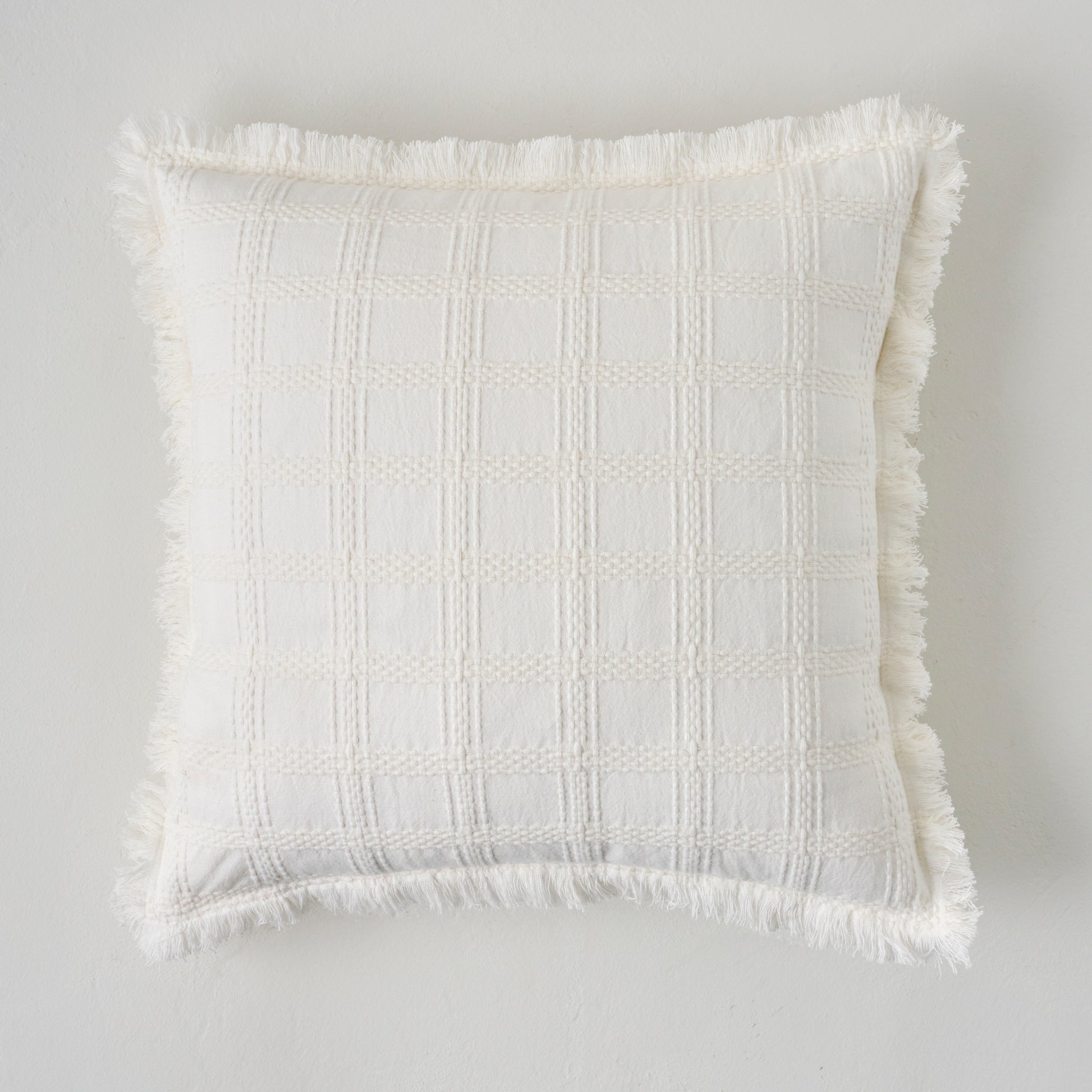 Harper Textured Grid Pillow