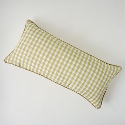 Maxine Gingham Large Lumbar Pillow