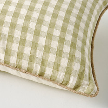 Maxine Gingham Large Lumbar Pillow