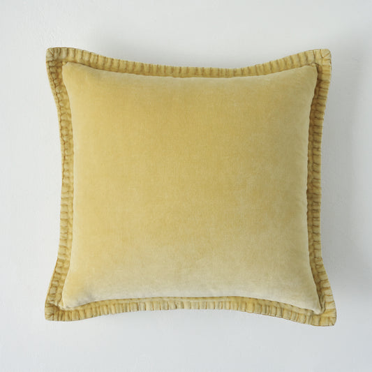 Townes Silver Fern Velvet Pillow