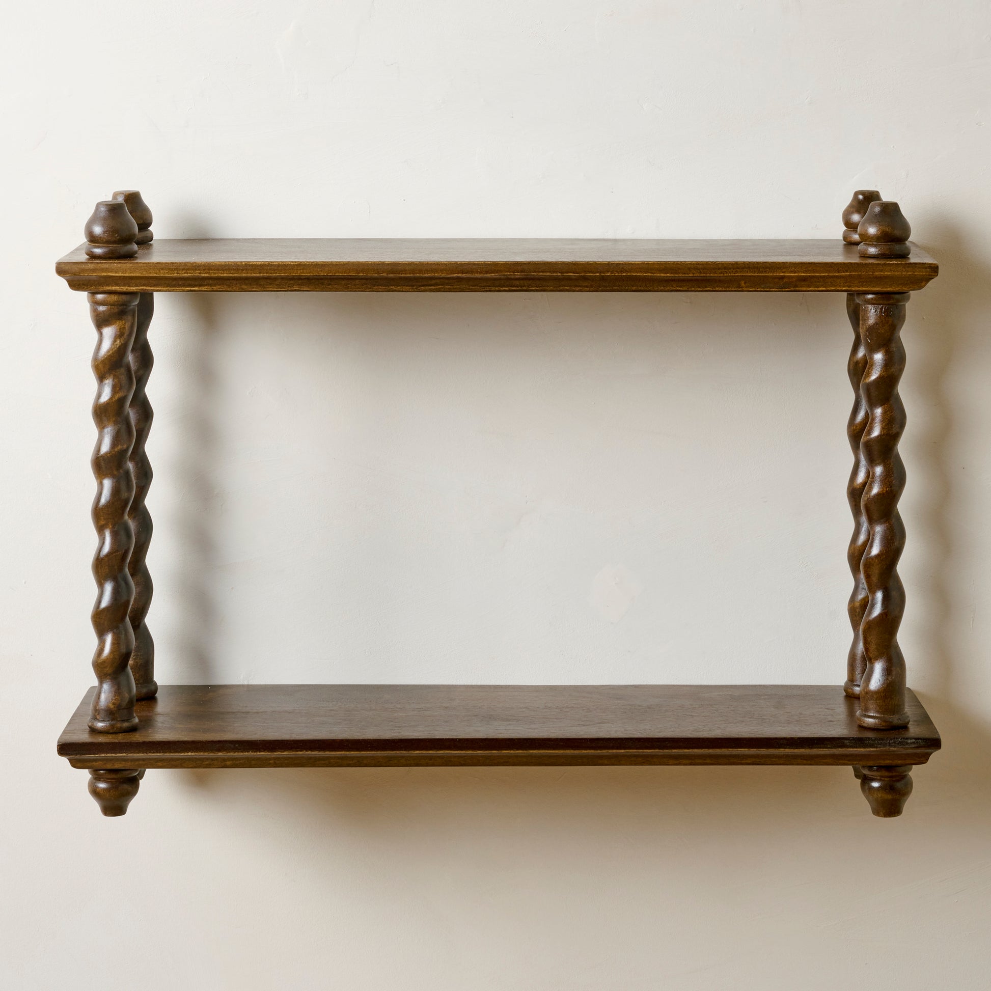 Barley Twist Wooden Shelf