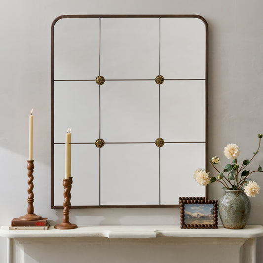 Hotel 1928 Mirror shown above mantel