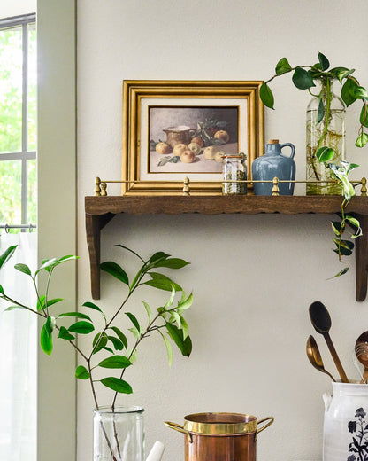Heritage Harvest Still Life on a shelf