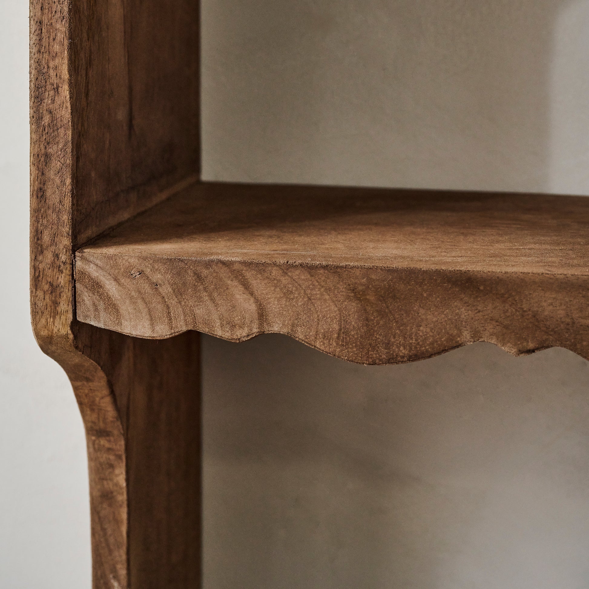 Quinn Wooden Dish Cabinet
shelf up close
