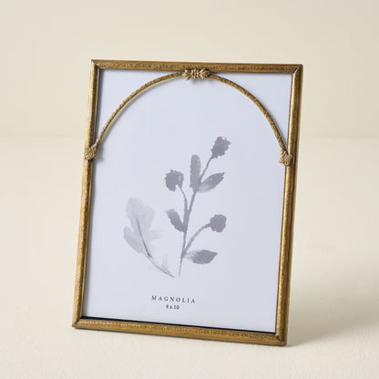 Vienna Antiqued Brass Photo Frame