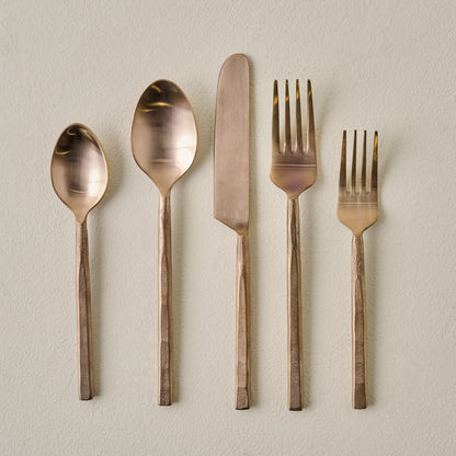 Copper Flatware Set of Five