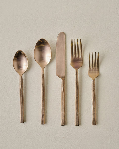 Copper Flatware Set of Five