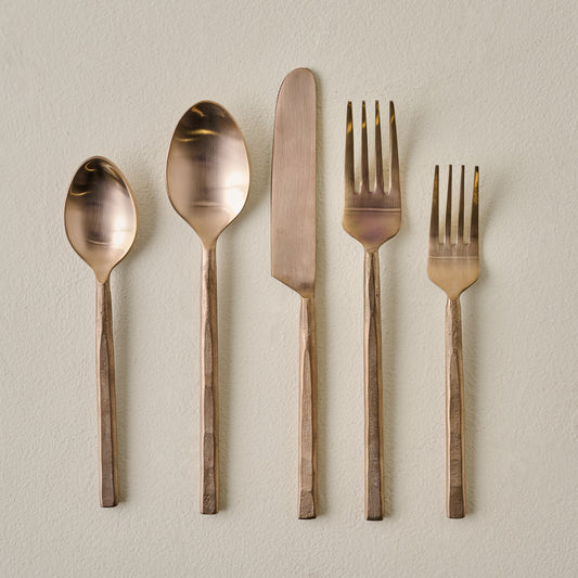 Copper Flatware Set of Five