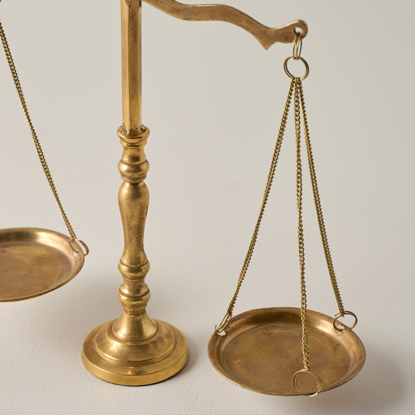 Solid Brass Bookshelf Scale up close