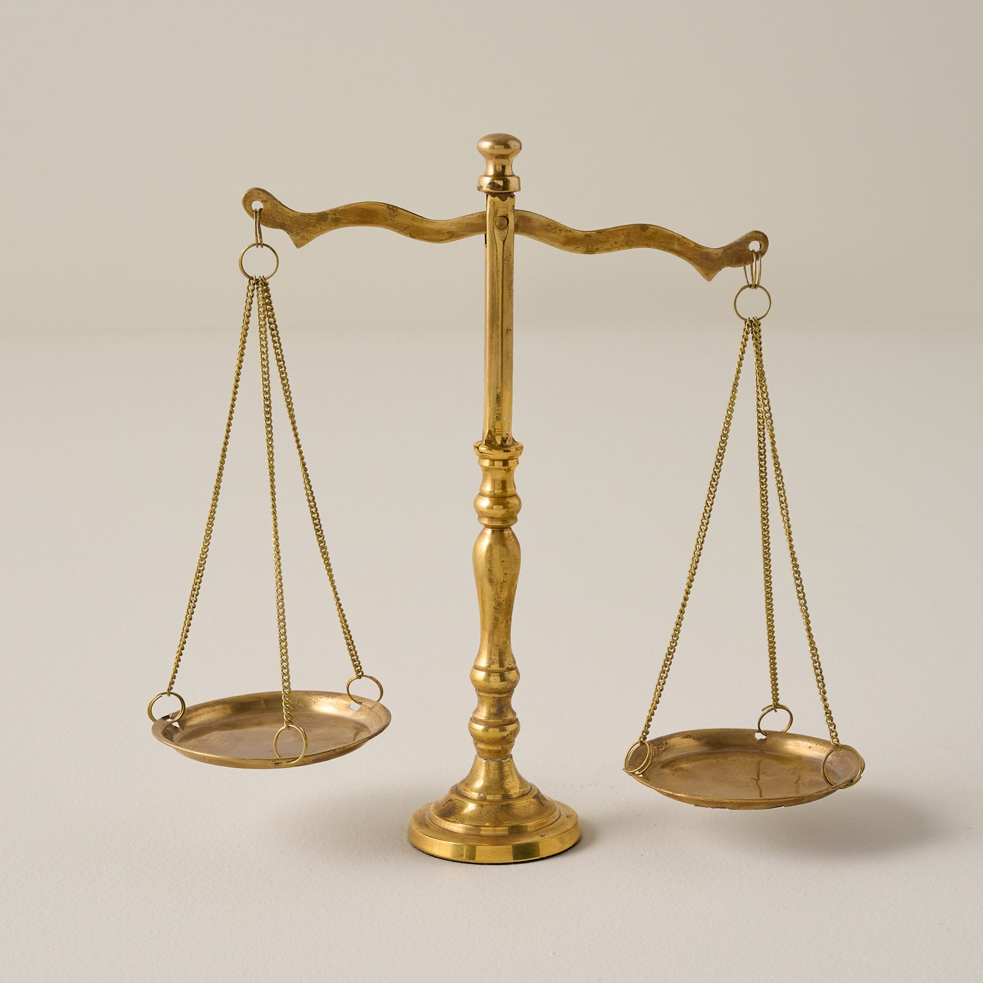 Solid Brass Bookshelf Scale