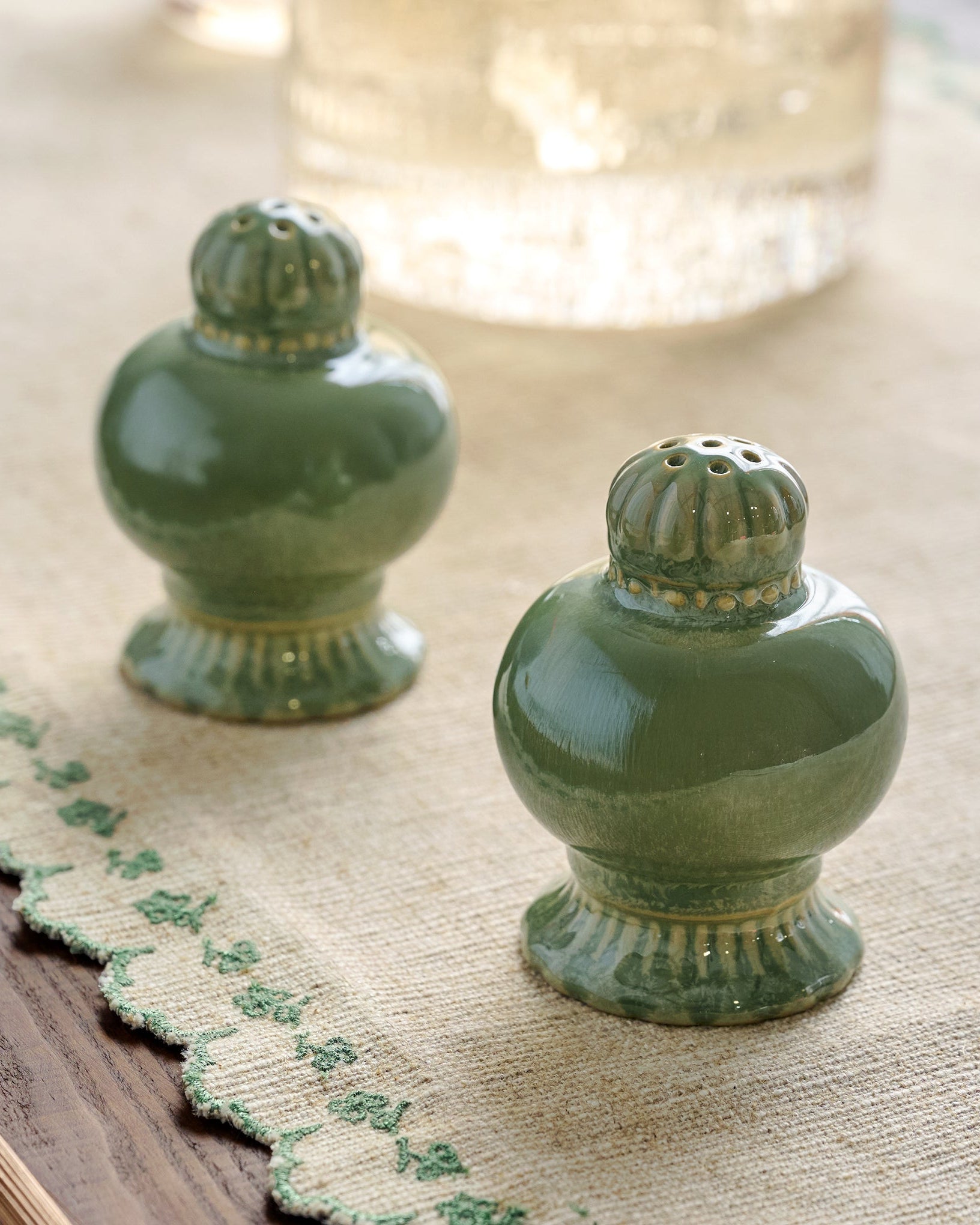 Margaret Vintage-Inspired Salt + Pepper Set