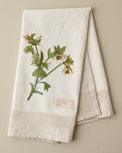 Magnolia Molly's White Garden Tea Towel