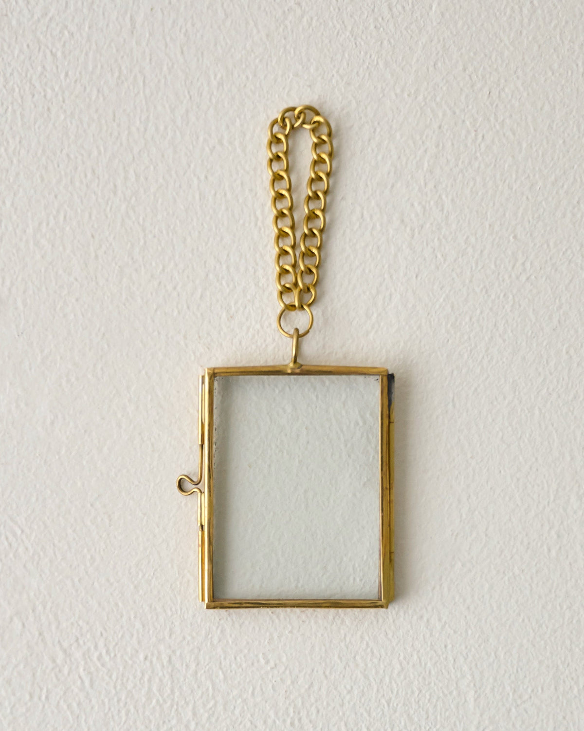 Mini Josie Hanging Brass Photo Frame