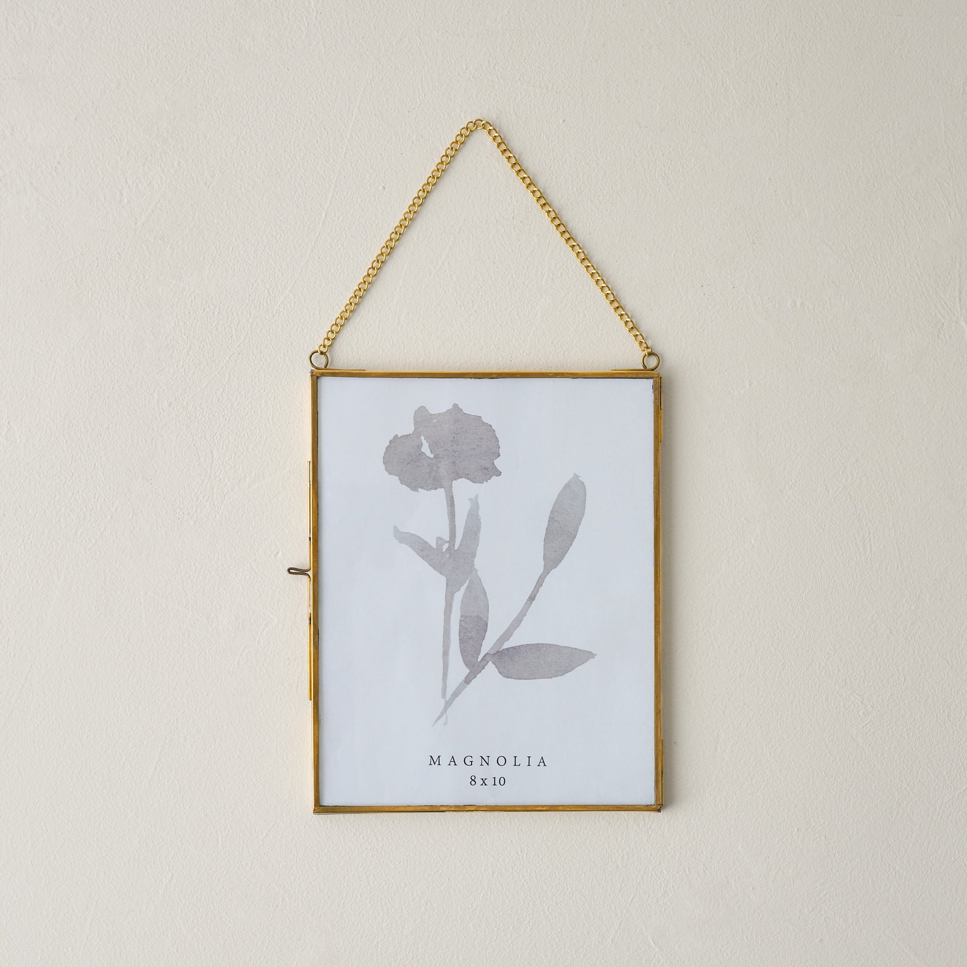 8x10 Josie Hanging Brass Photo Frame