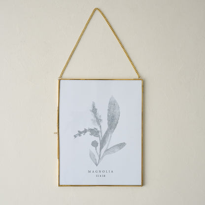 11x14 Josie Hanging Brass Photo Frame