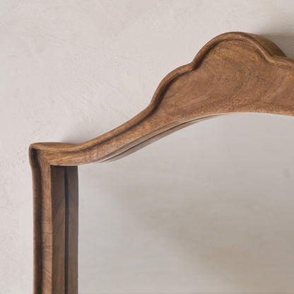 Antiqued Inez Vanity Mirror up close