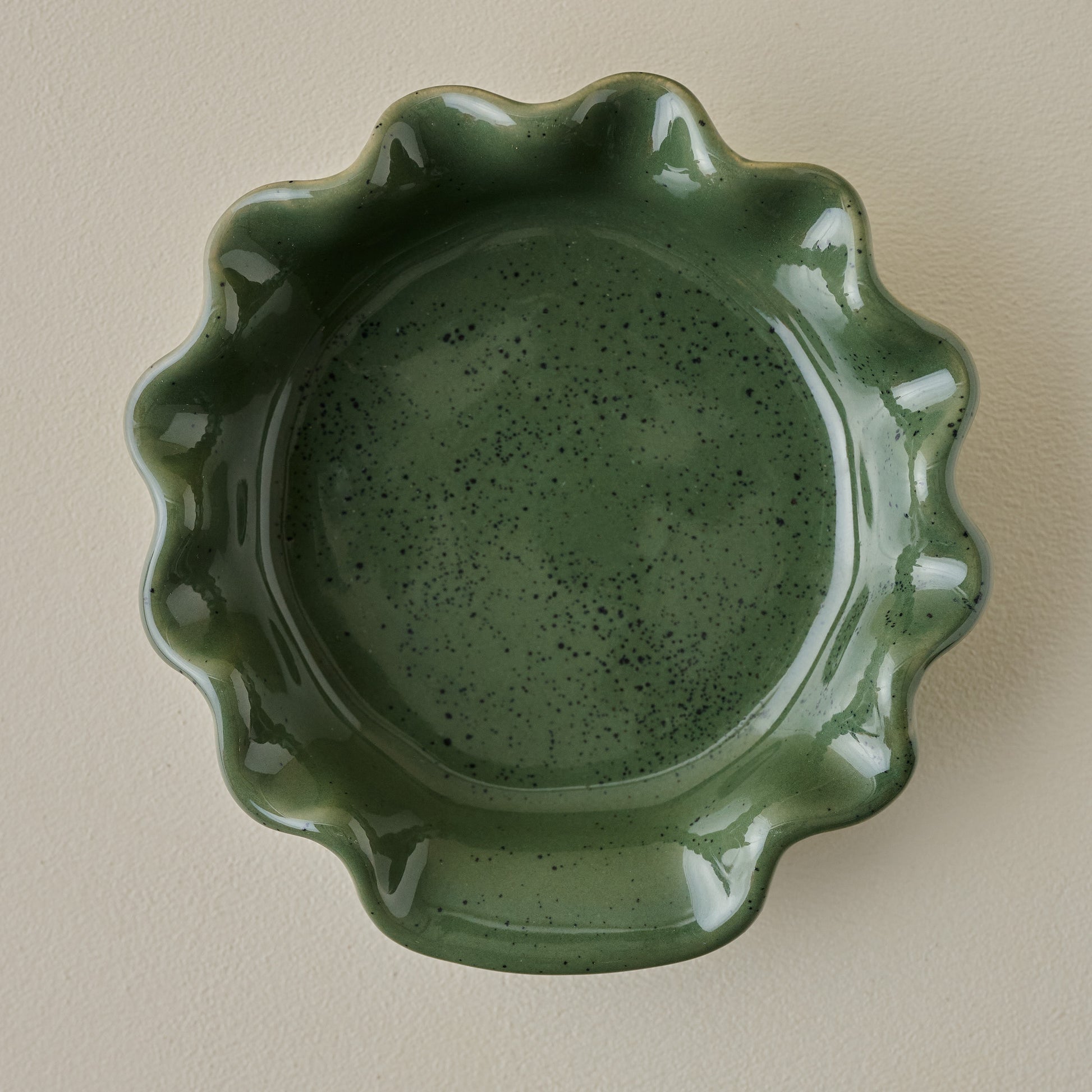 Forest Green Speckle Spoon Rest