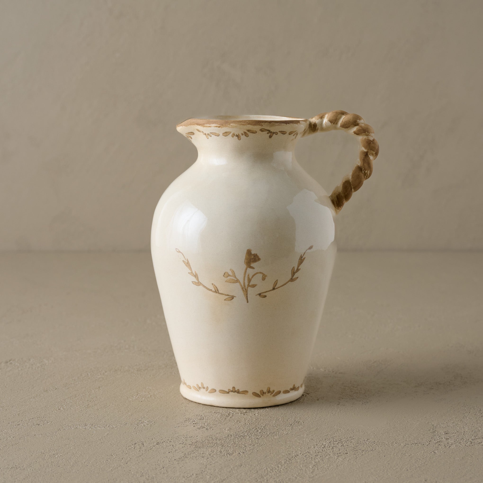 Nadine Ceramic Pitcher Vase