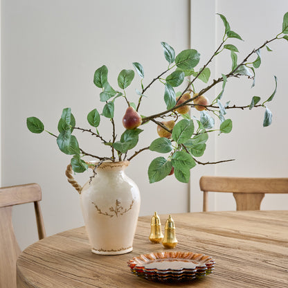 Oversized Autumnal Pear Stem shown styled in vase on table