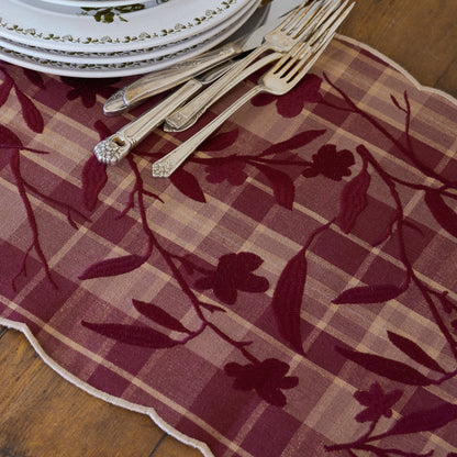 Maisley Floral Grid Table Runner