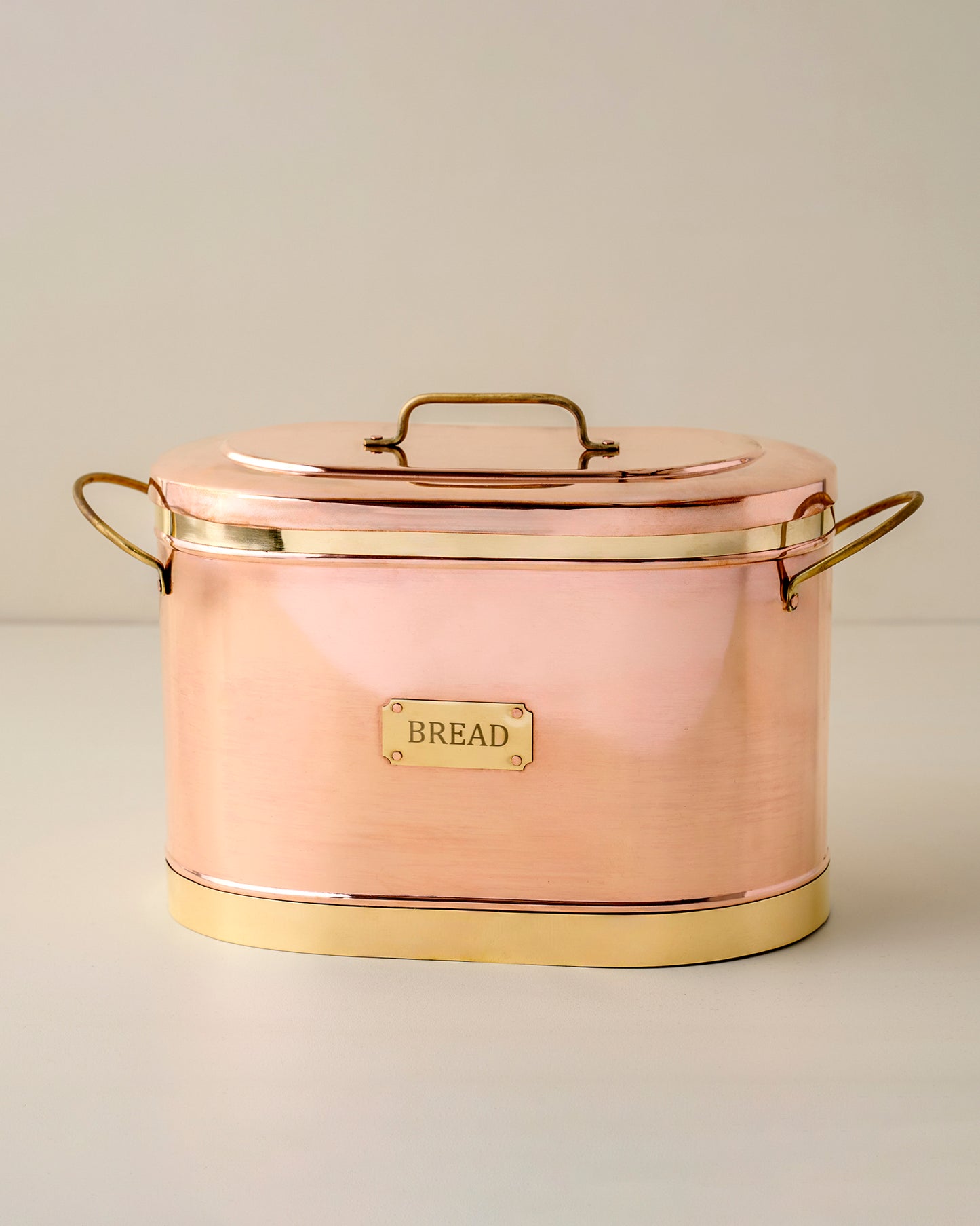 Magnolia Copper Bread Box