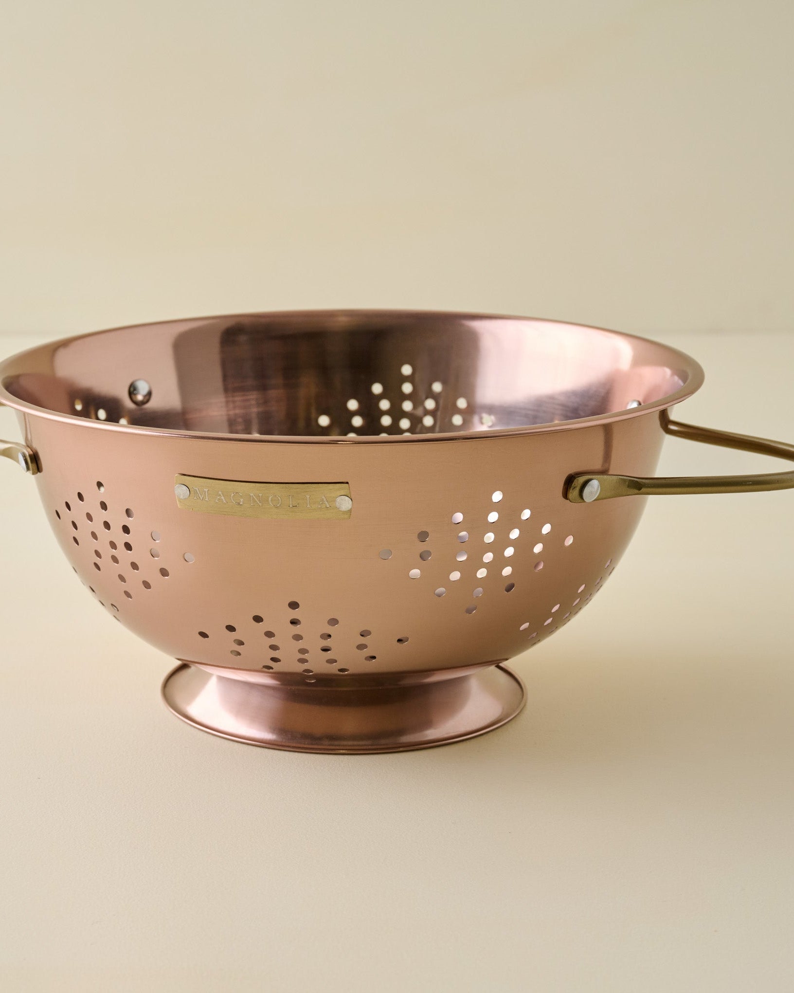 Copper + Brass Colander - Large