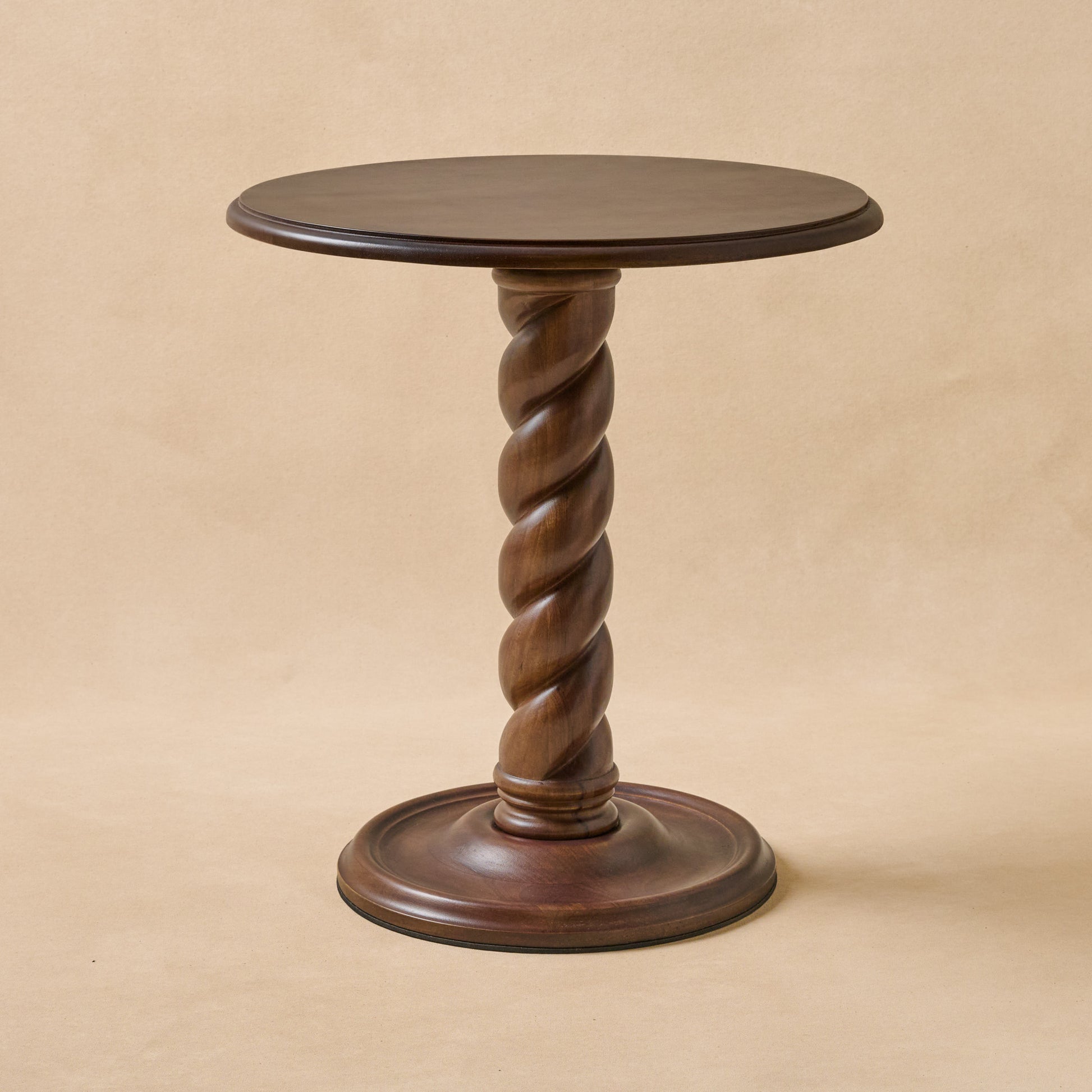 Barley Twist Round Accent Table