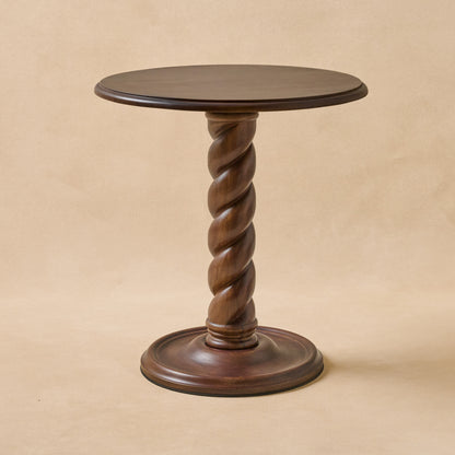 Barley Twist Round Accent Table