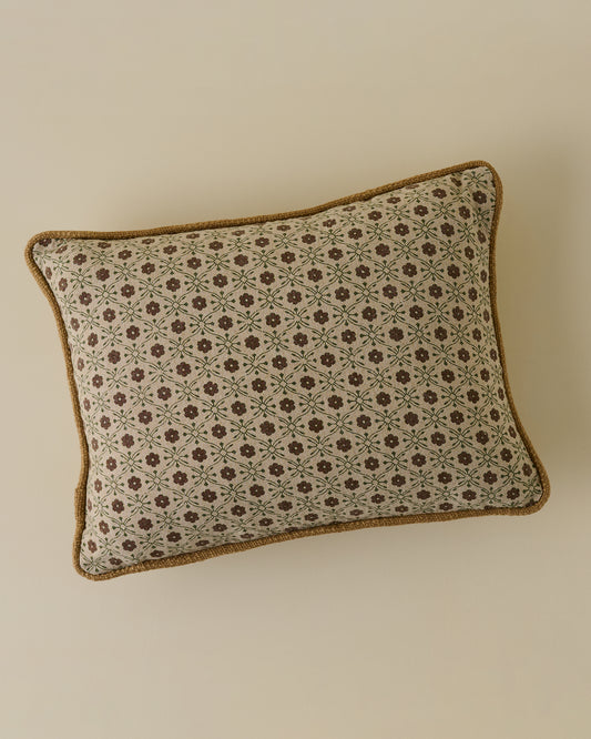 Thea Clay Block Print Pillow w/ insert, 12x16