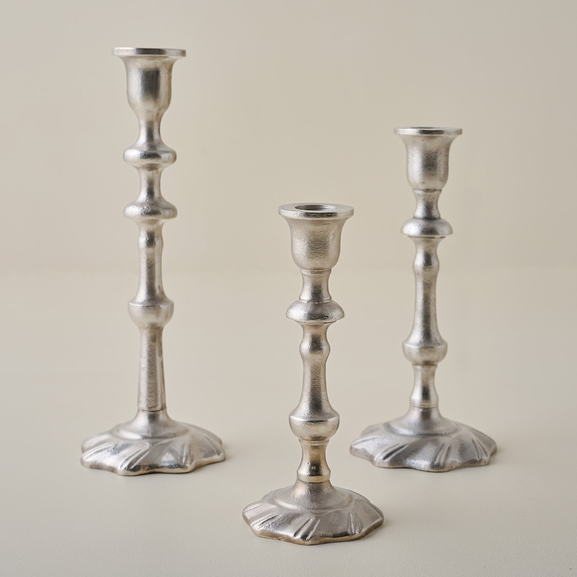 Elise Antique Inspired Taper Holders