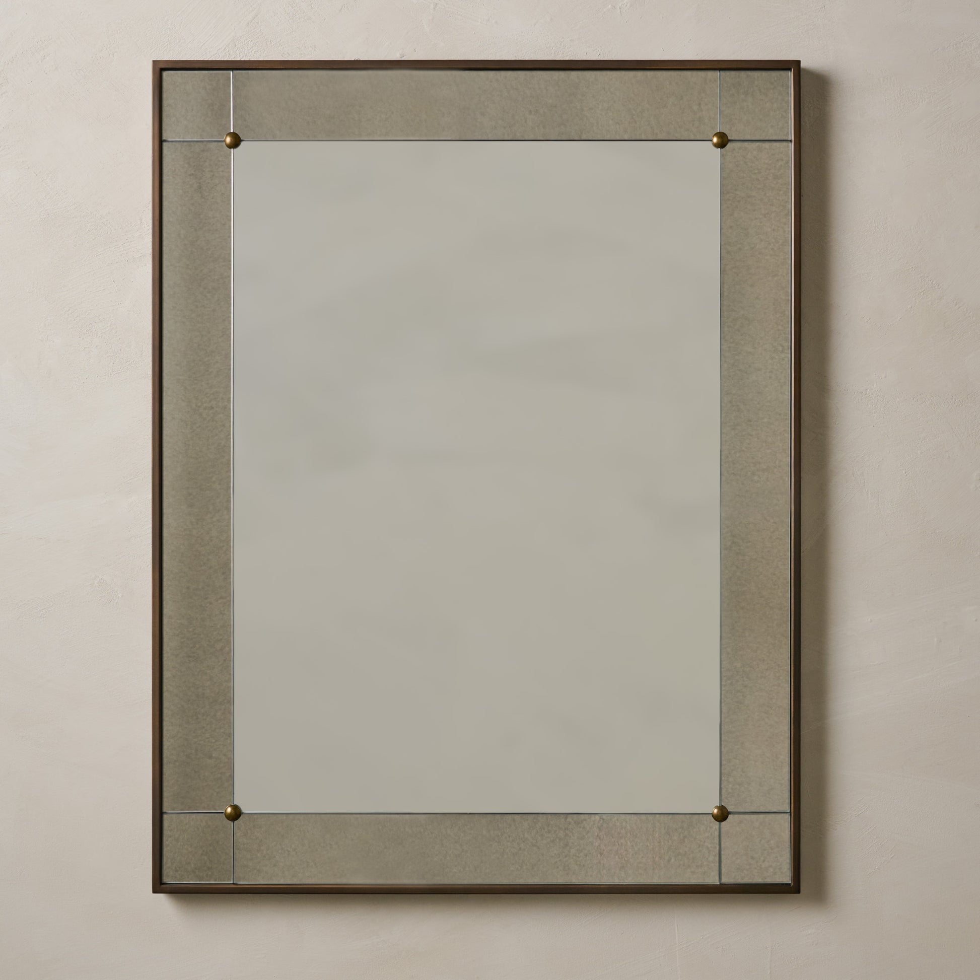 Francis Antiqued Framed Mirror