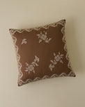 Lacey Embroidered Throw Pillow