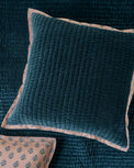 Euro Audrey Velvet Block Print Sham - Magical Forest