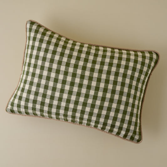 Gingham Small Lumbar Pillow